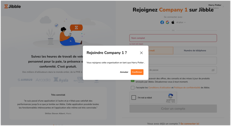 Lien direct pour les utilisateurs existants